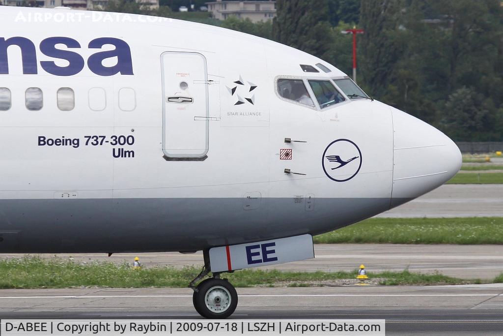 D-ABEE, 1991 Boeing 737-330 C/N 25216, Close-up D-ABEE