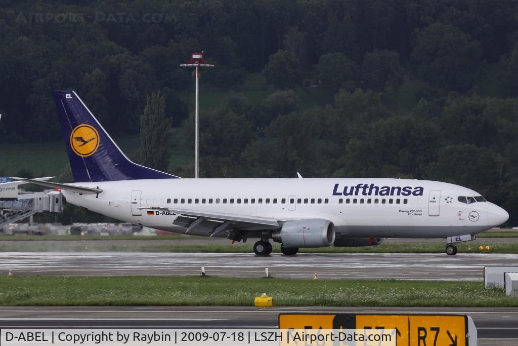 D-ABEL, 1991 Boeing 737-330 C/N 25415, baptized 