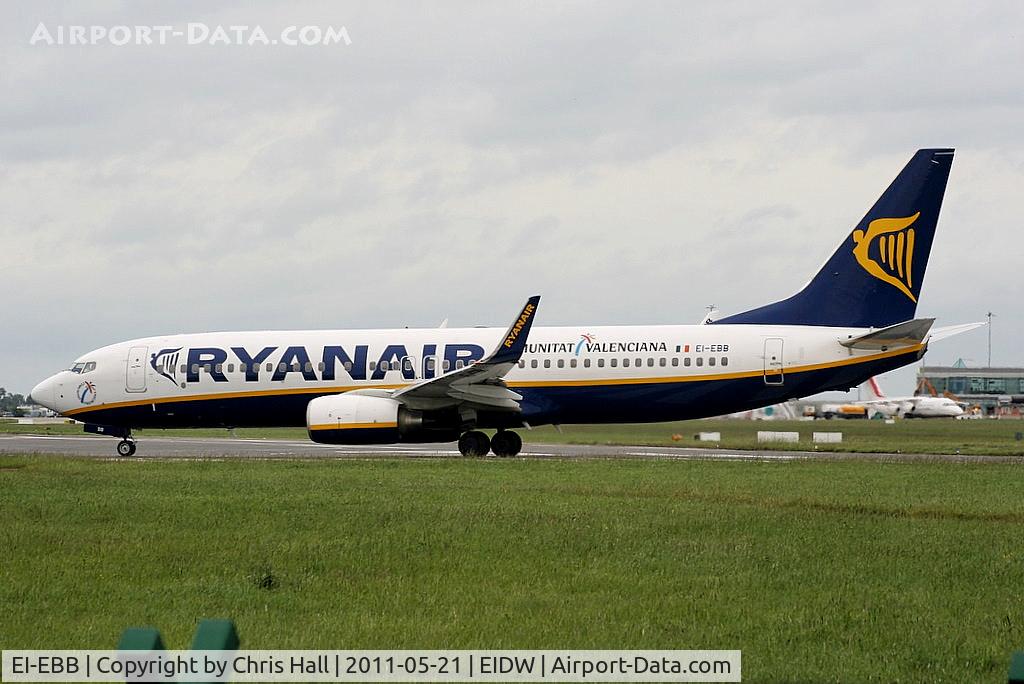 EI-EBB, 2009 Boeing 737-8AS C/N 37519, Ryanair