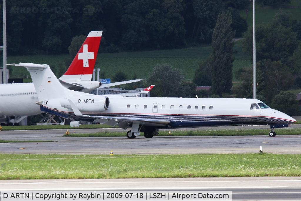 D-ARTN, 2006 Embraer EMB-135BJ Legacy C/N 14500941, Nice livery, remembers the Cirrus (bizjets)livery