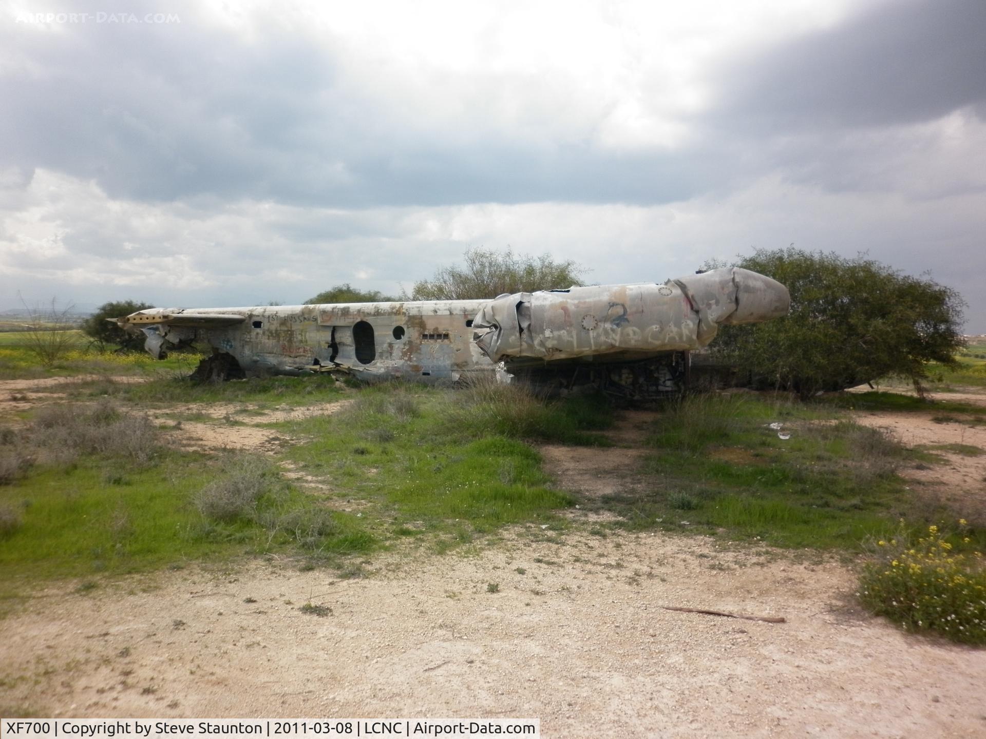 XF700, 1958 Avro 696 Shackleton MR.3/3 C/N Not found XF700, Slowly rotting in the Cyprus heat. Please note this aircraft cannot be seen by the public - NIC closed