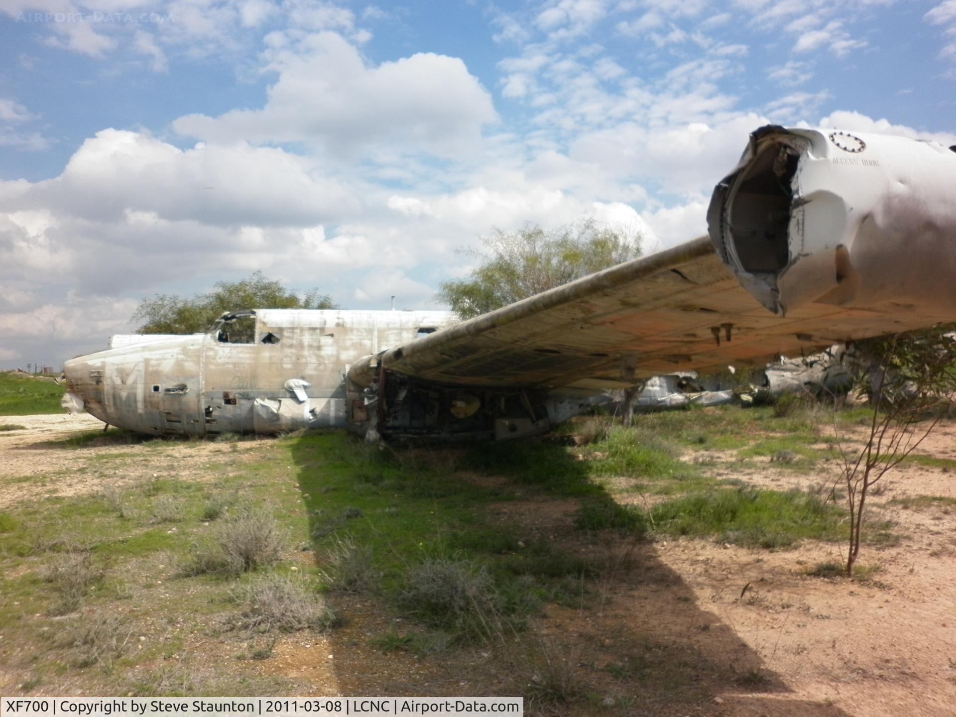 XF700, 1958 Avro 696 Shackleton MR.3/3 C/N Not found XF700, Slowly rotting in the Cyprus heat. Please note this aircraft cannot be seen by the public - NIC closed