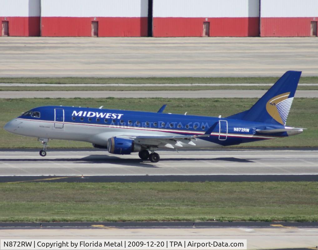 N872RW, 2006 Embraer ERJ 170-100 SE C/N 17000143, Midwest E170