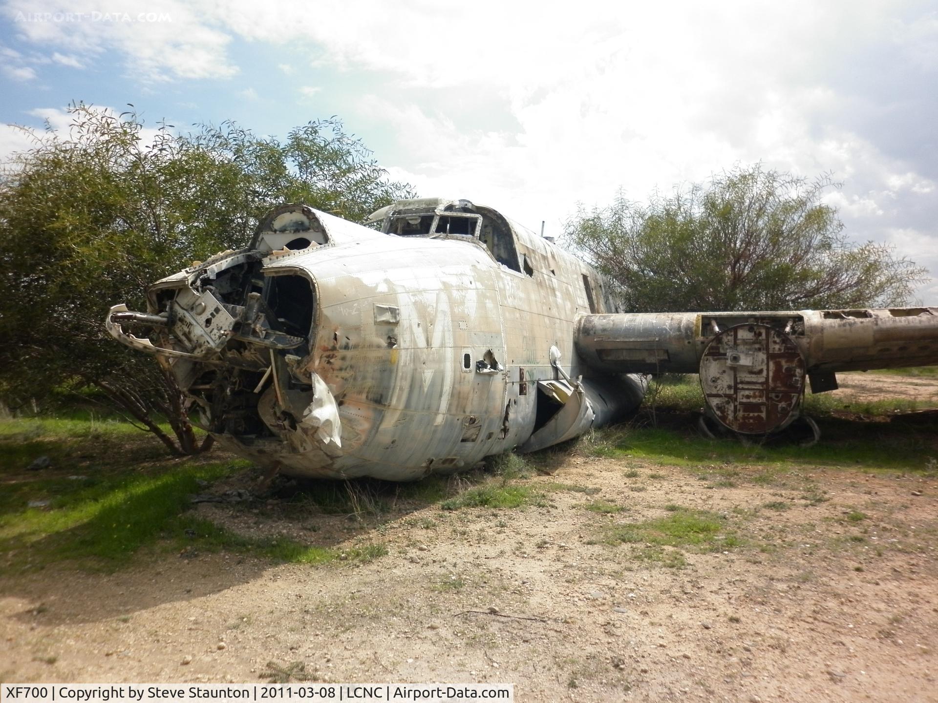 XF700, 1958 Avro 696 Shackleton MR.3/3 C/N Not found XF700, Slowly rotting in the Cyprus heat. Please note this aircraft cannot be seen by the public - NIC closed