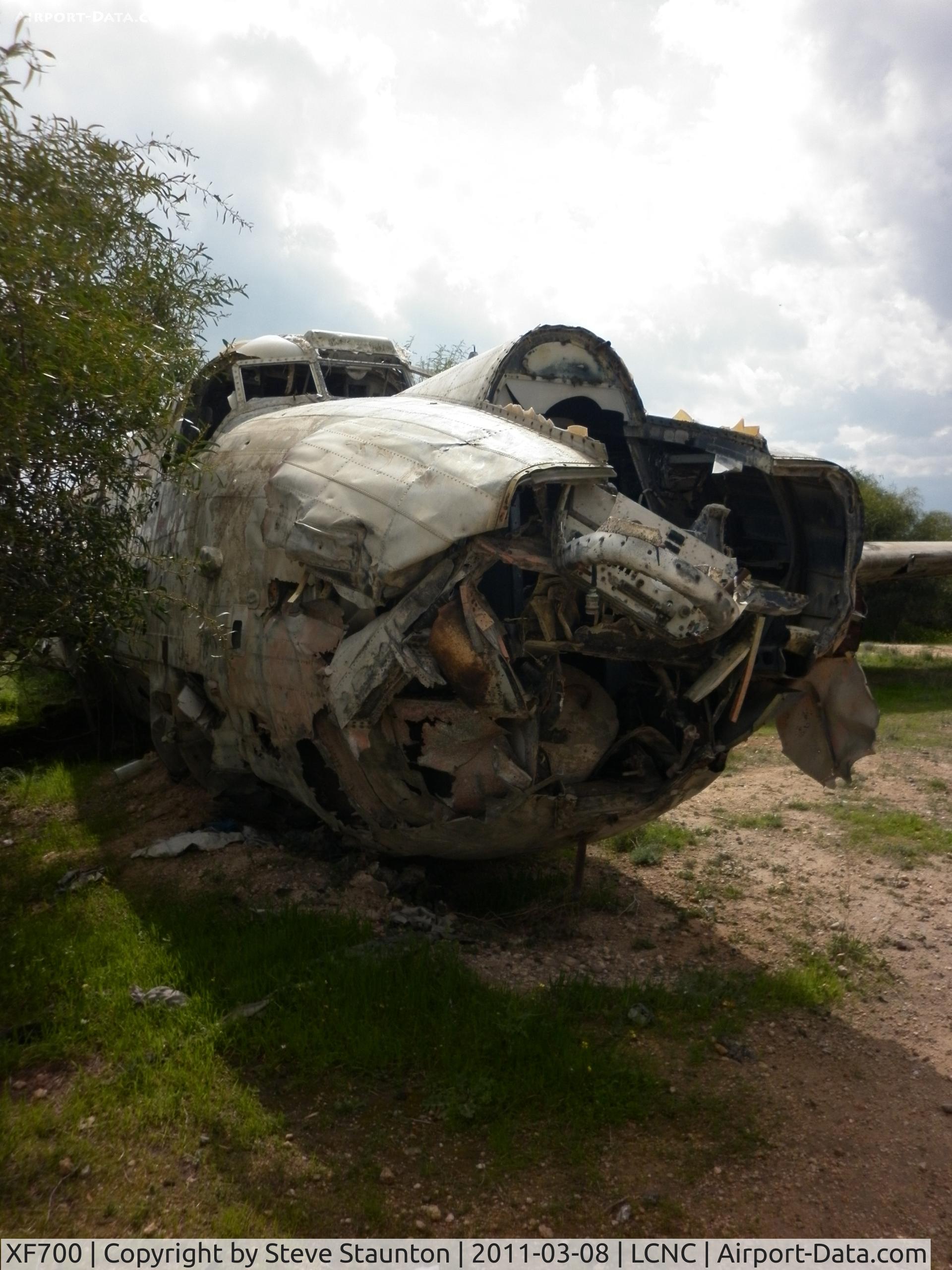 XF700, 1958 Avro 696 Shackleton MR.3/3 C/N Not found XF700, Slowly rotting in the Cyprus heat. Please note this aircraft cannot be seen by the public - NIC closed