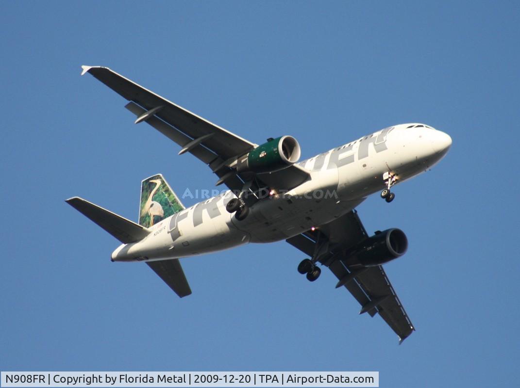 N908FR, 2002 Airbus A319-111 C/N 1759, Holly the Heron
