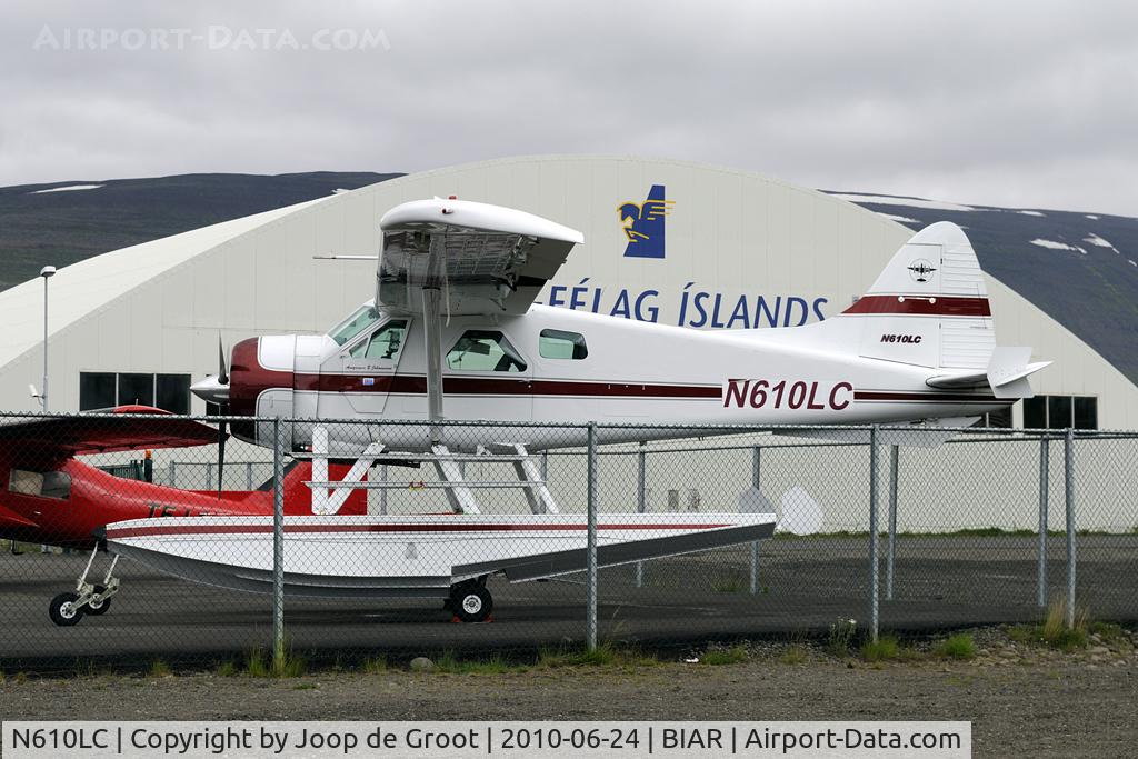 N610LC, 1960 De Havilland Canada DHC-2 Beaver Mk.1 C/N 1446, at the Akureyri flightline