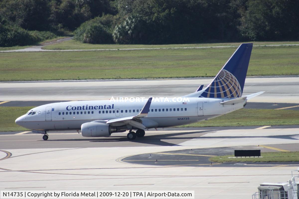 N14735, 1999 Boeing 737-724 C/N 28950, Continental 737