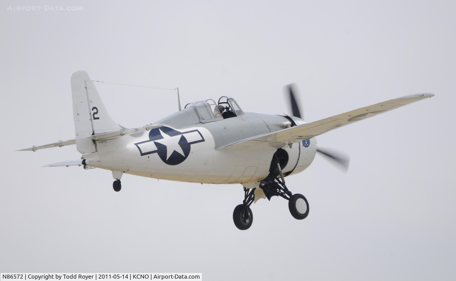 N86572, General Motors (Grumman) FM-2 Wildcat C/N 5626, Chino Airshow 2011