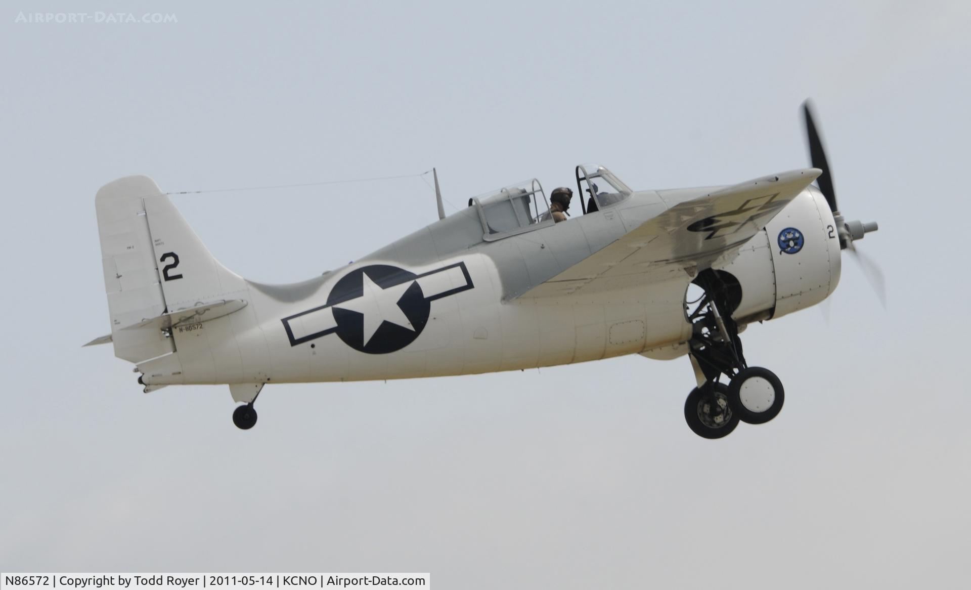 N86572, General Motors (Grumman) FM-2 Wildcat C/N 5626, Chino Airshow 2011