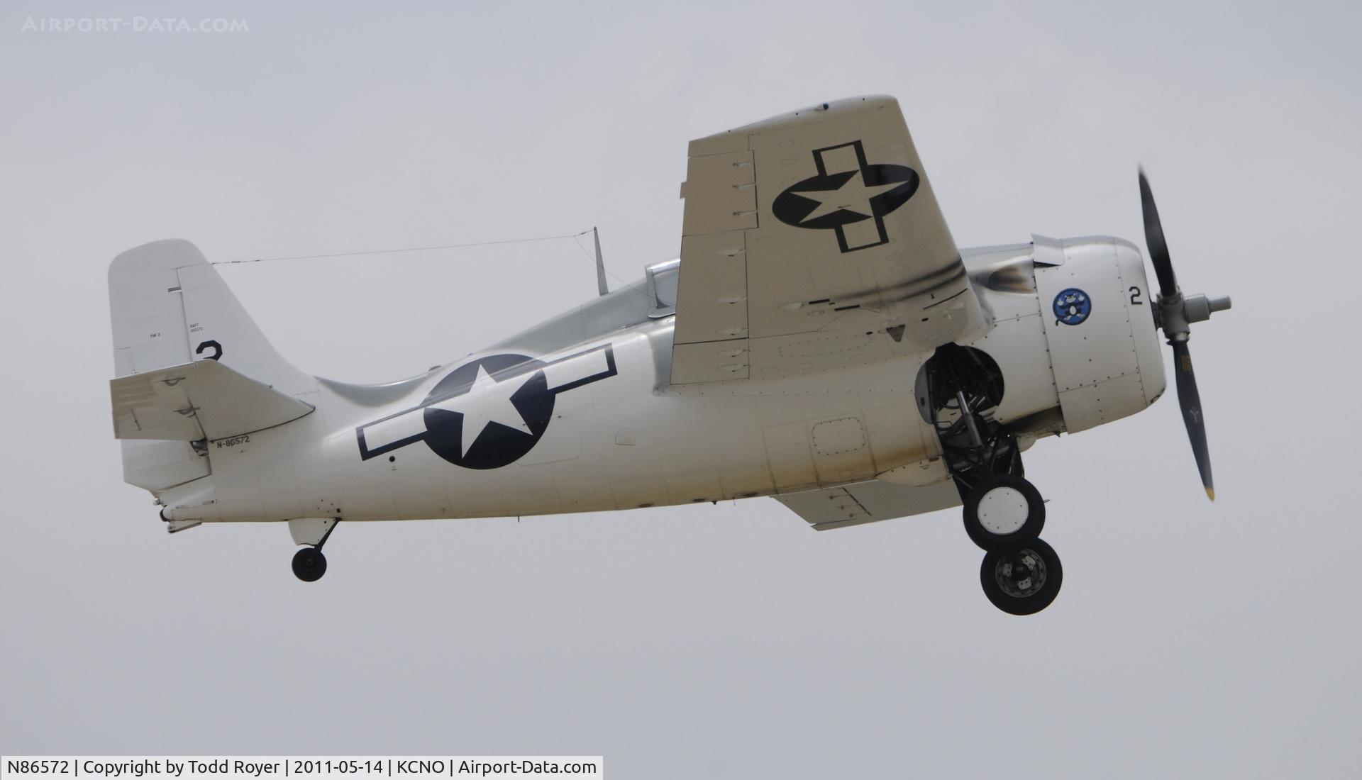 N86572, General Motors (Grumman) FM-2 Wildcat C/N 5626, Chino Airshow 2010
