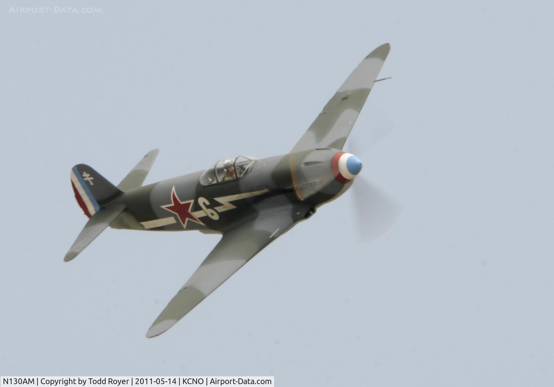 N130AM, 1995 Yakovlev Yak-3U C/N 170101, Chino Airshow 2011