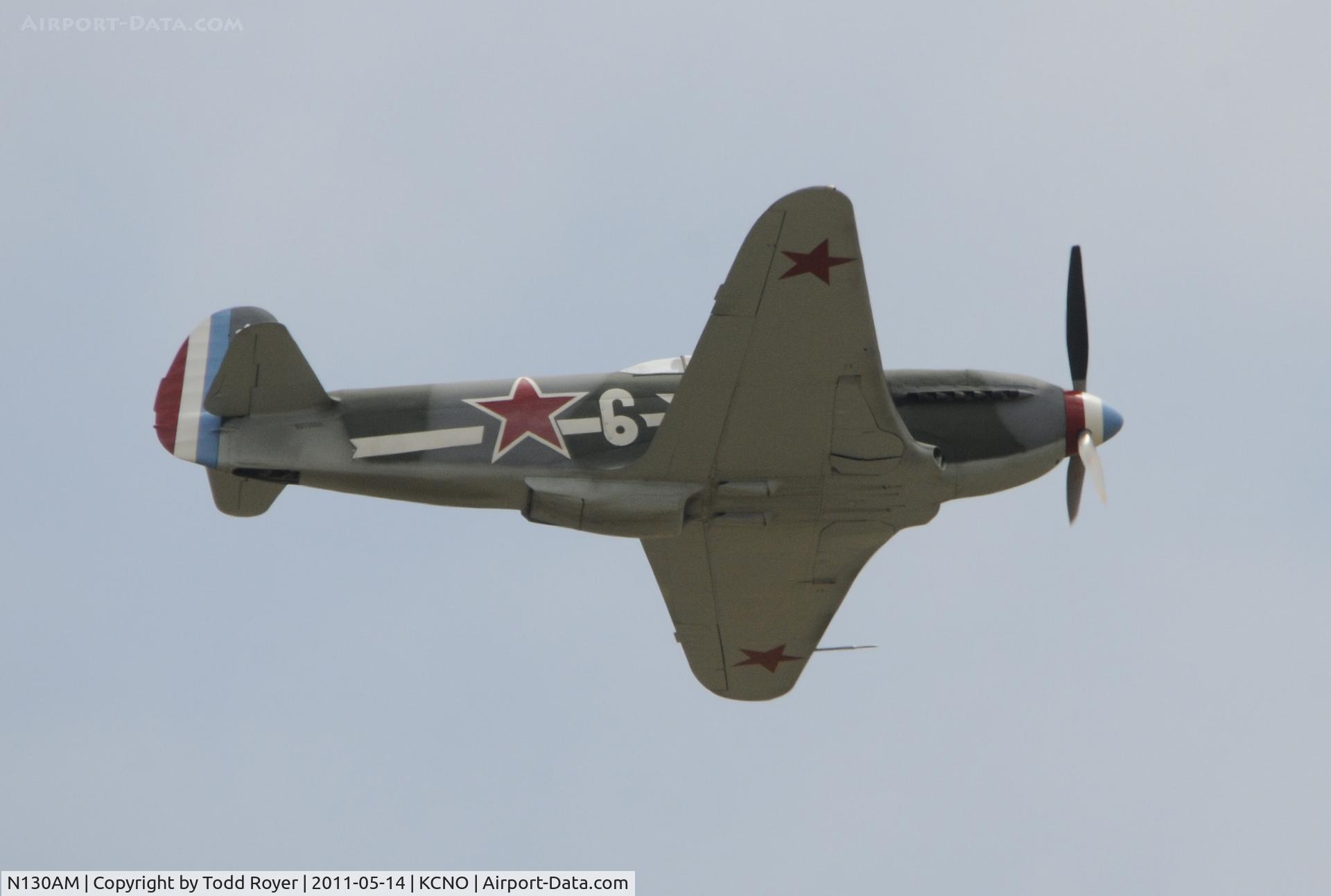 N130AM, 1995 Yakovlev Yak-3U C/N 170101, Chino Airshow 2011