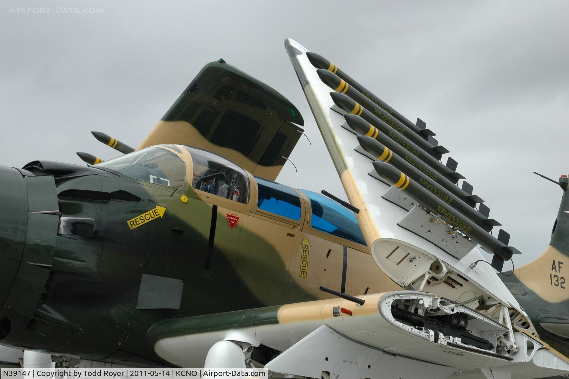 N39147, Douglas AD-5 (A-1E) Skyraider C/N 9540, Chino Airshow 2011