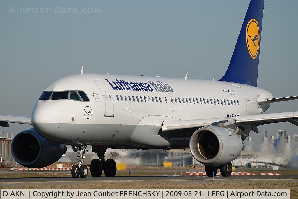 D-AKNI, 1999 Airbus A319-112 C/N 1016, LUFTHANSA ITALIA