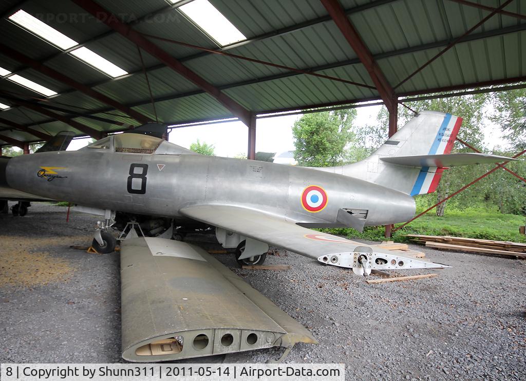 8, Dassault MD-450 Ouragan C/N 8, S/n 8 - Preserved @ Albert Museum