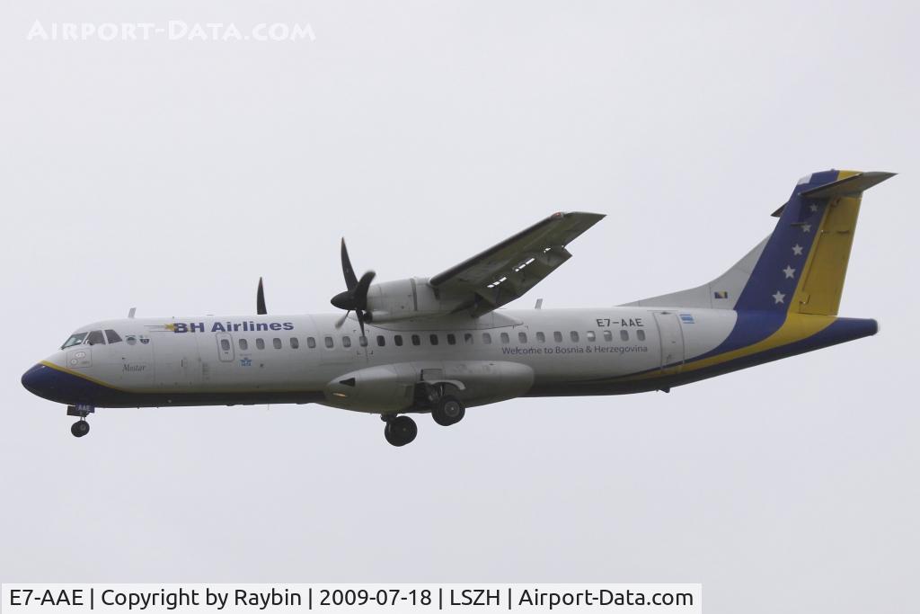 E7-AAE, 1995 ATR 72-212A C/N 465, baptized 