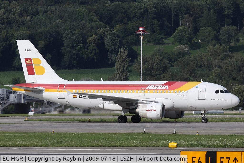 EC-HGR, 1999 Airbus A319-111 C/N 1154, baptized 