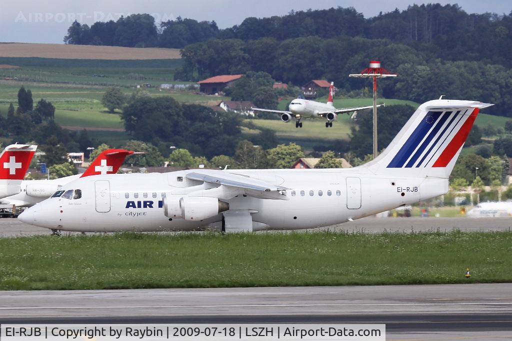 EI-RJB, 1998 British Aerospace Avro 146-RJ85 C/N E.2330, Flying for Air France Regional