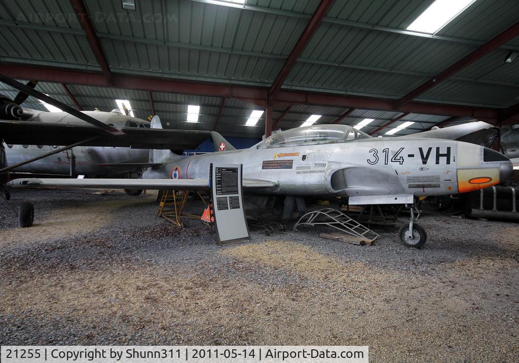 21255, Lockheed T-33A Shooting Star C/N 21255, Preserved @ Albert Museum with 314-VH marks in French Air Force c/s