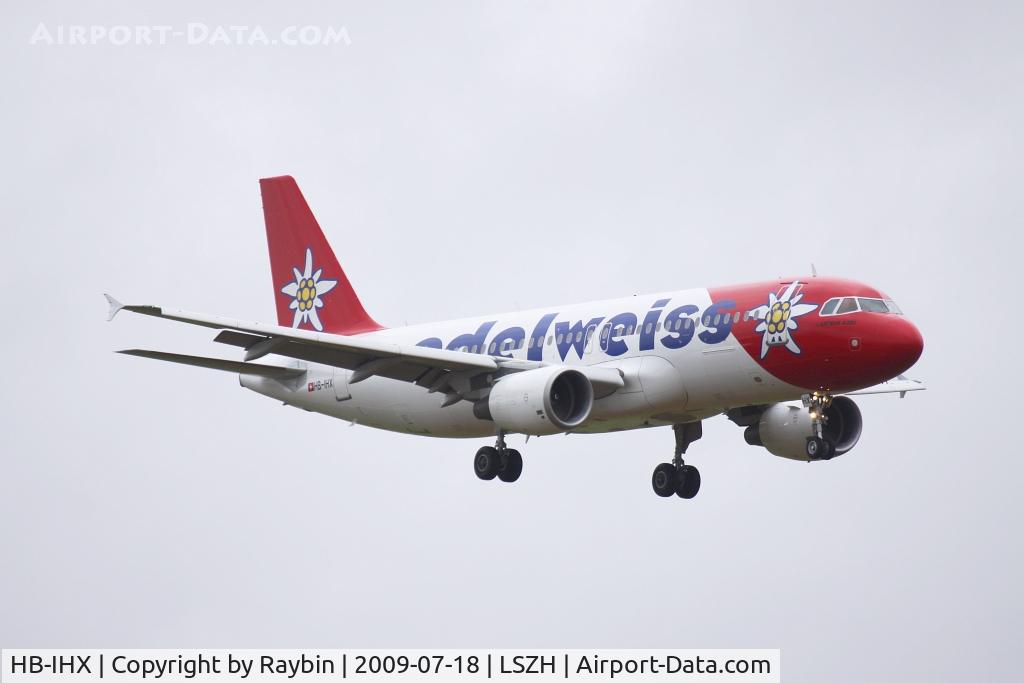 HB-IHX, 1998 Airbus A320-214 C/N 0942, Nice livery but bad weather