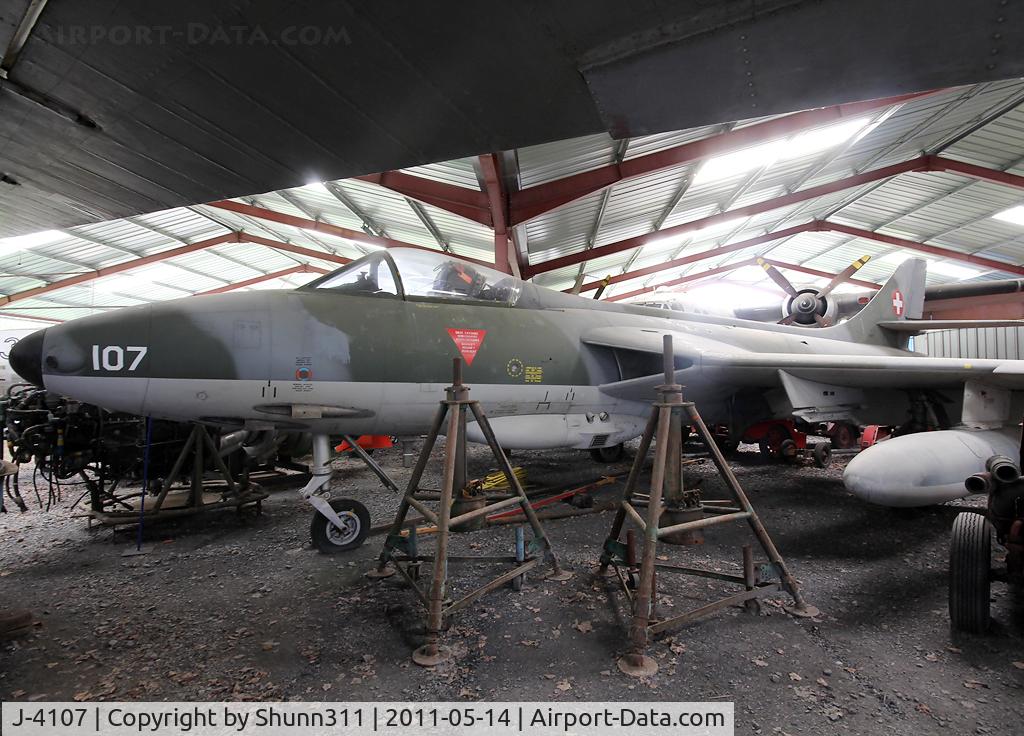 J-4107, Hawker Hunter F.58A C/N S4/U/3339, Preserved @ Albert Museum