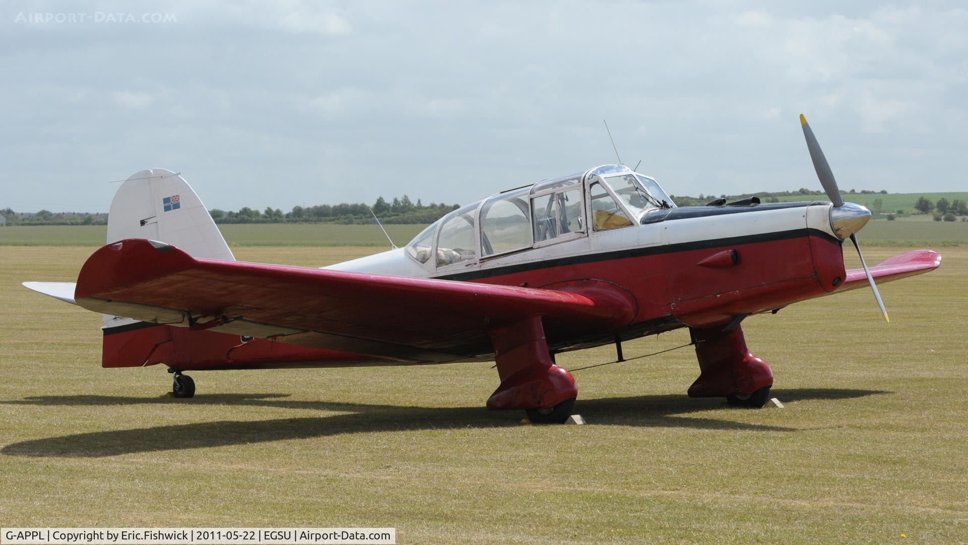 G-APPL, 1948 Percival P-40 Prentice T1 C/N PAC-013, G-APPL at Duxford's Spring Air Show, May 2011