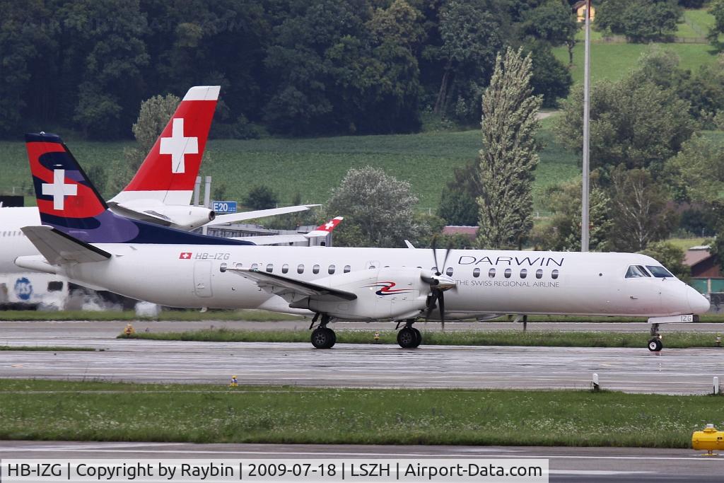 HB-IZG, 1995 Saab 2000 C/N 2000-010, Came from Geneva