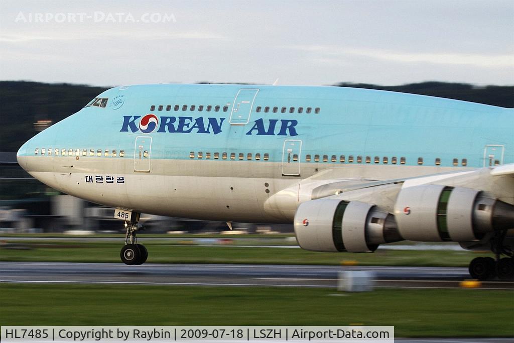 HL7485, 1992 Boeing 747-4B5 C/N 26395, Late evening arrival