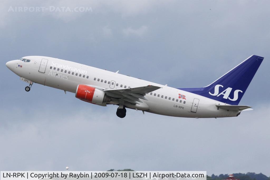 LN-RPK, 2000 Boeing 737-783 C/N 28317, afternoon departure