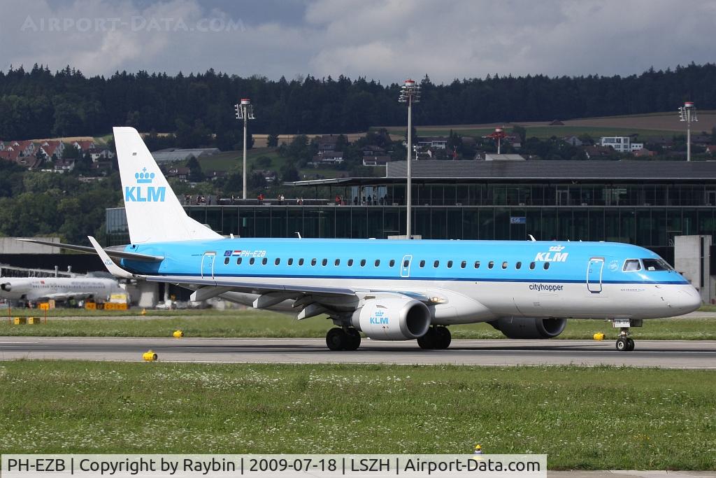 PH-EZB, 2008 Embraer 190LR (ERJ-190-100LR) C/N 19000235, The Fokker 70/100 replacement type for KLM