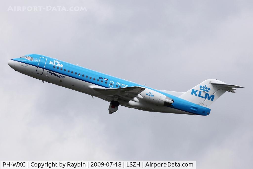 PH-WXC, 1996 Fokker 70 (F-28-0070) C/N 11574, back to AMS