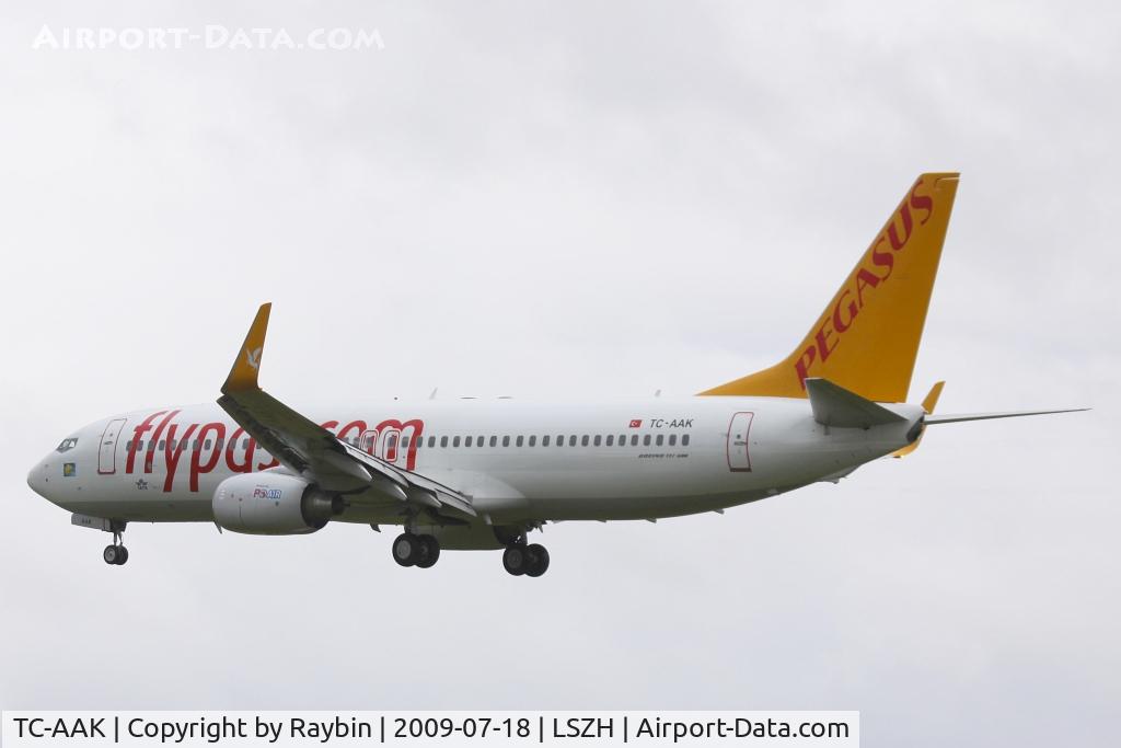 TC-AAK, 2007 Boeing 737-8FH C/N 35094/2195, Pegasus, the flying horse