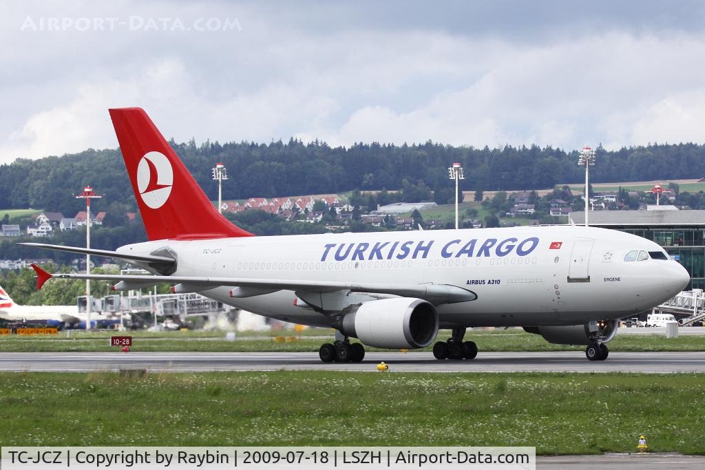 TC-JCZ, 1988 Airbus A310-304 C/N 480, Cargos are quite rare at ZRH