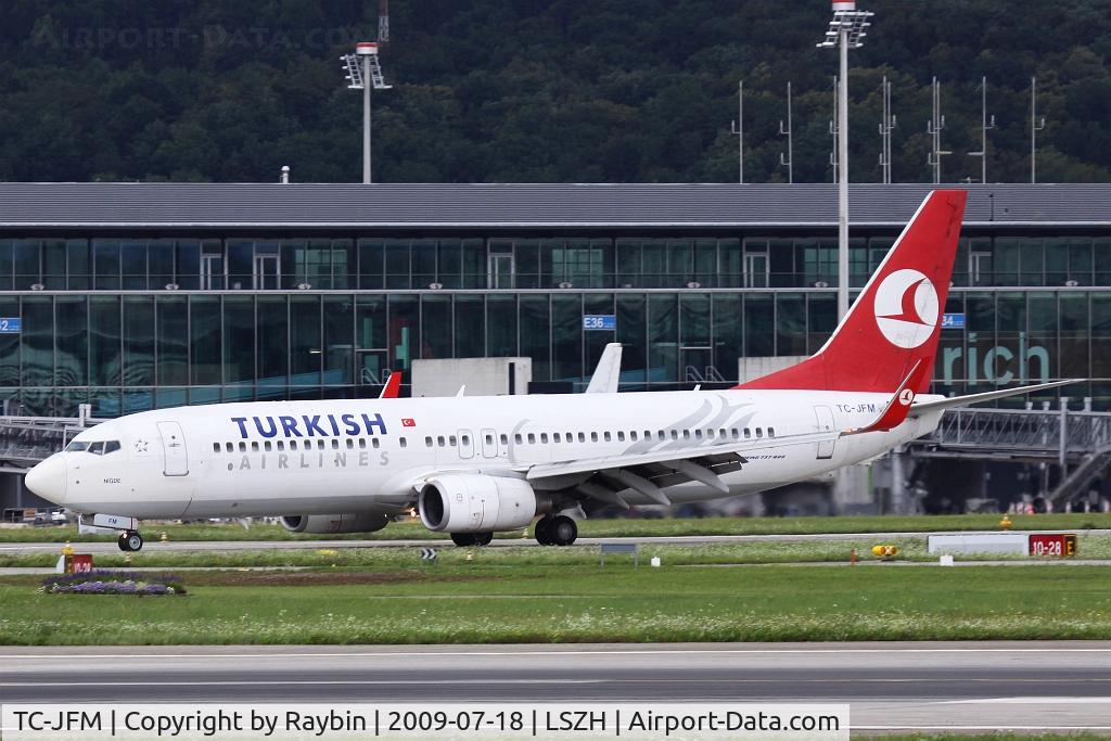 TC-JFM, 1999 Boeing 737-8F2 C/N 29775, coming from Antalya