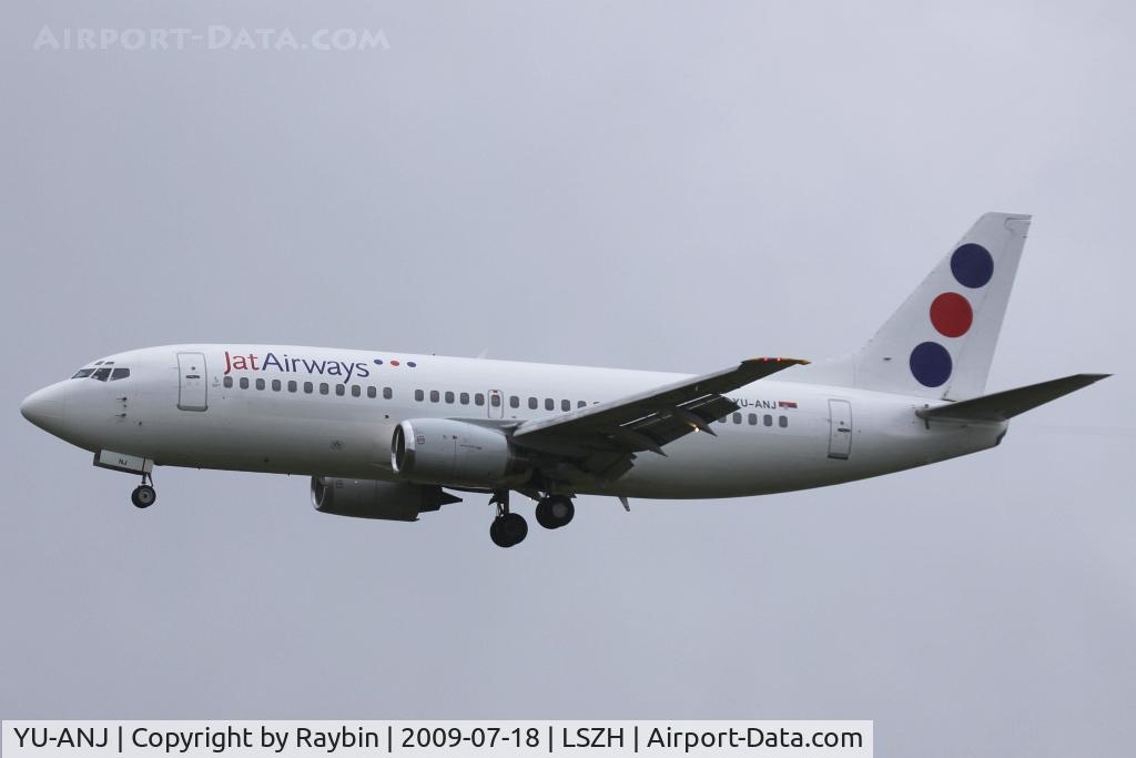 YU-ANJ, 1986 Boeing 737-3H9 C/N 23714/1305, morning arrival