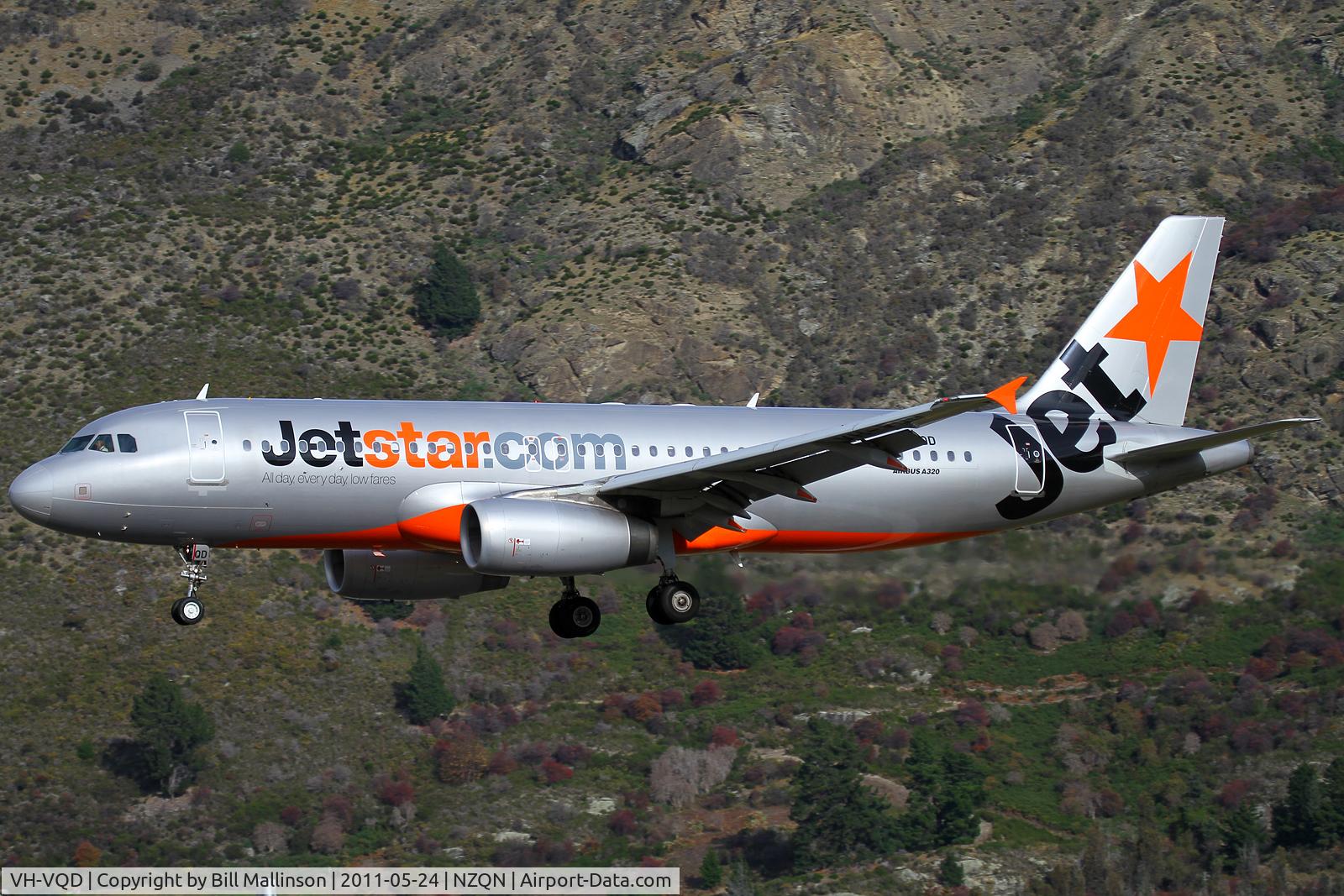 VH-VQD, 2008 Airbus A320-232 C/N 3547, on this a/c the next day