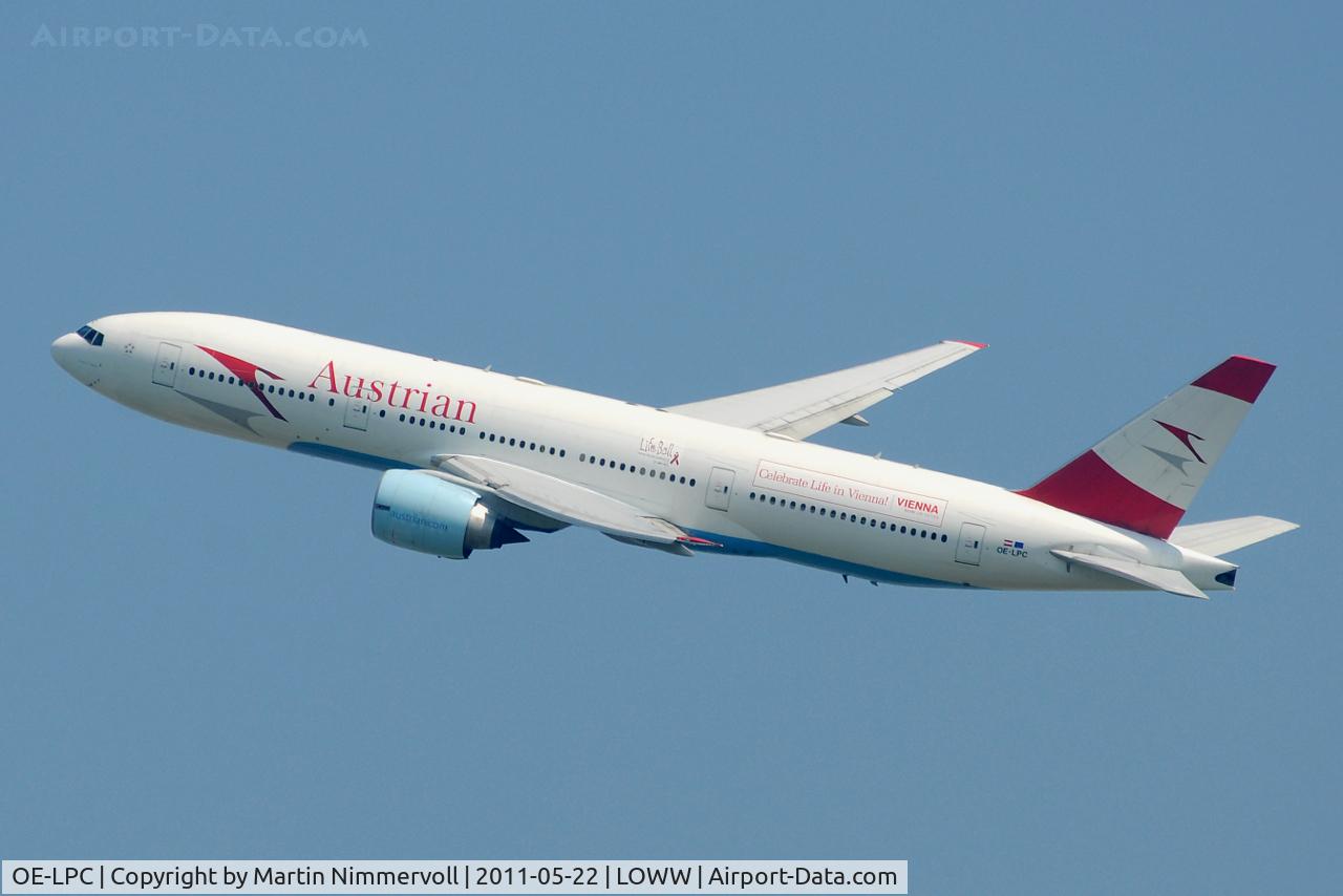 OE-LPC, 2002 Boeing 777-2Z9/ER C/N 29313, Austrian Airlines