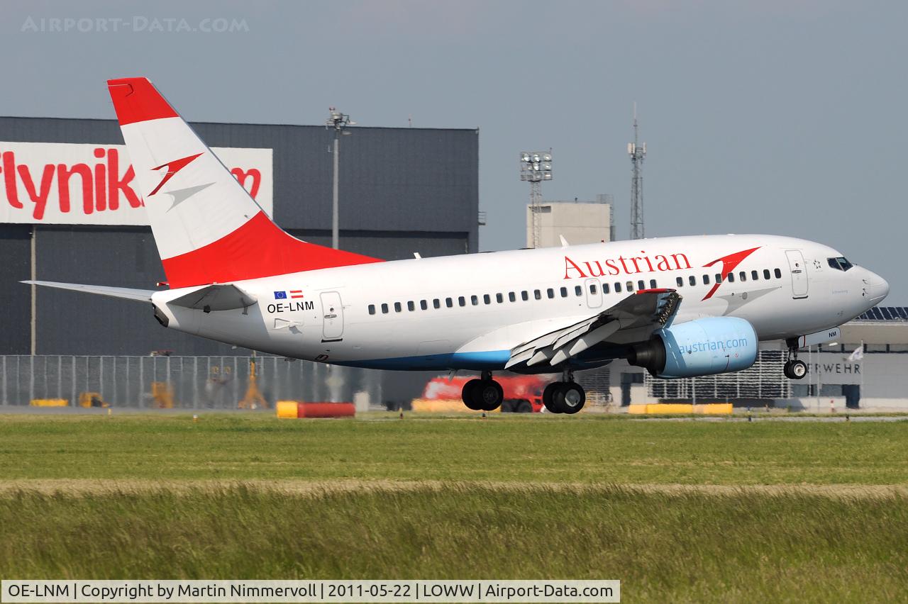 OE-LNM, 2000 Boeing 737-6Z9 C/N 30138, Austrian Airlines