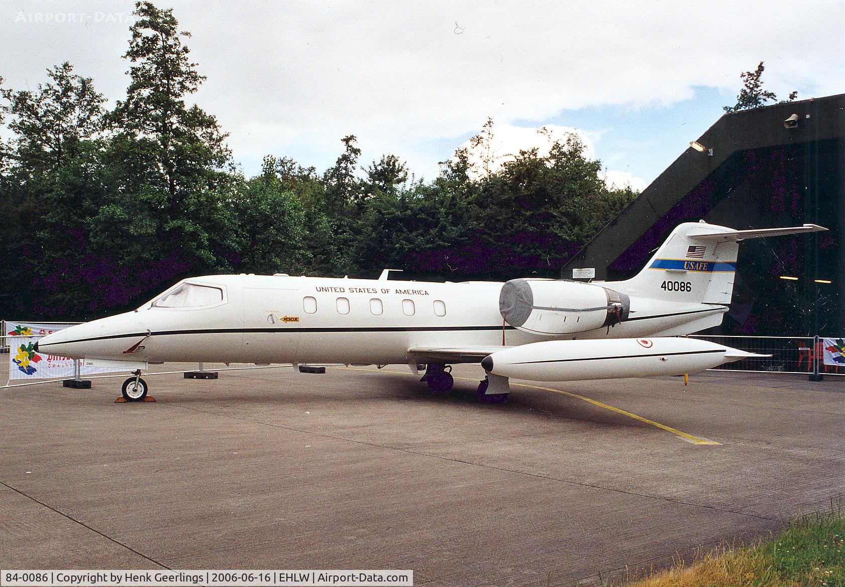 84-0086, 1984 Gates Learjet C-21A C/N 35A-532, USAF.

Dutch AF Open House , Leeuwarden AFB