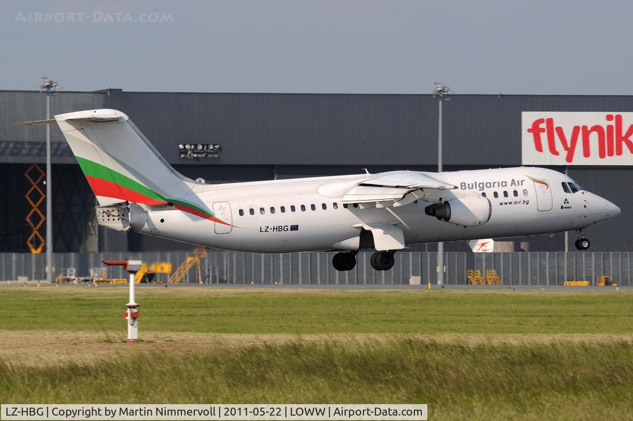 LZ-HBG, 1990 British Aerospace BAe.146-300 C/N E3146, Bulgaria Air