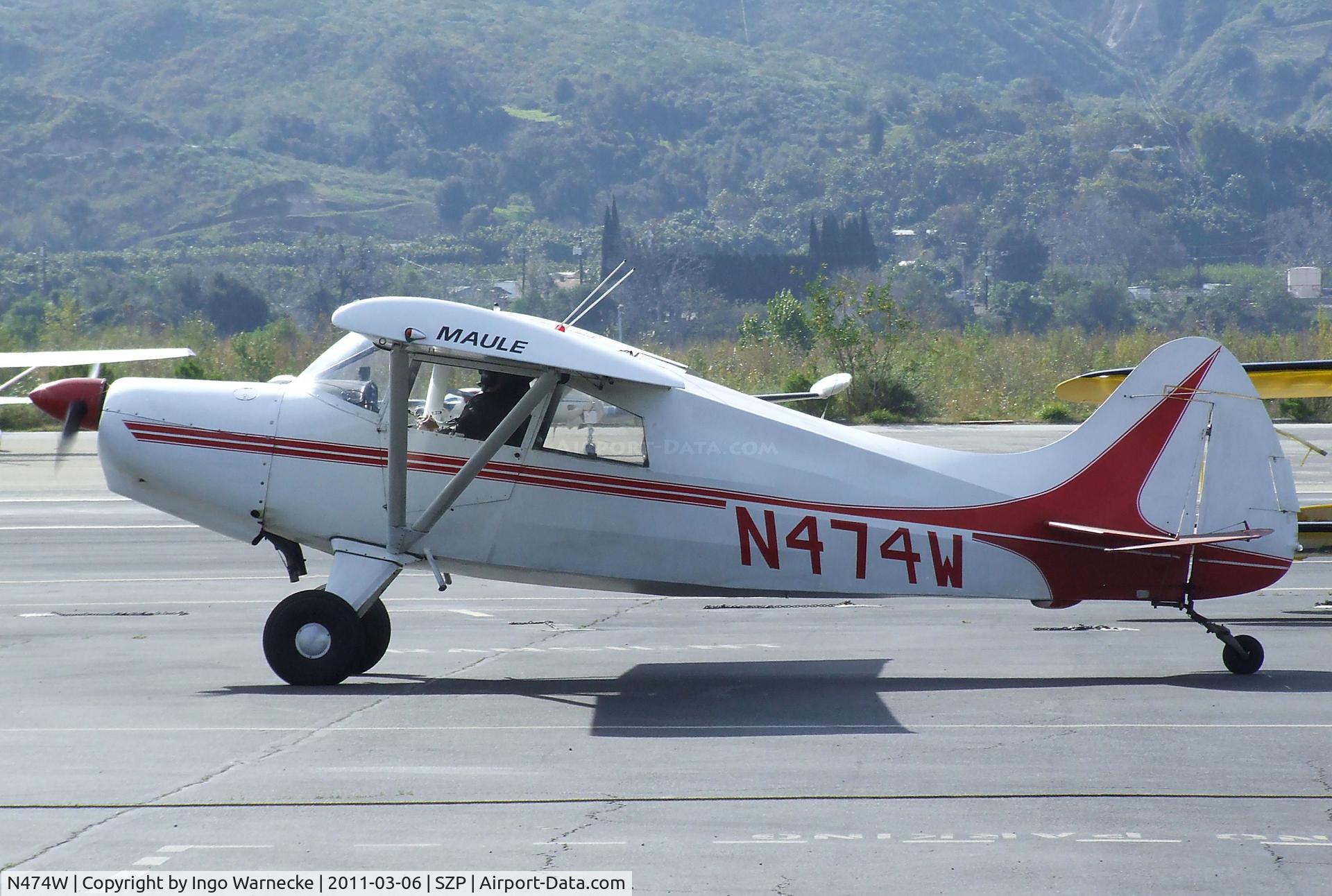 N474W, 1969 Maule M-4-220C Strata Rocket C/N 2027C, Maule M-4-220C at Santa Paula airport during the Aviation Museum of Santa Paula open Sunday