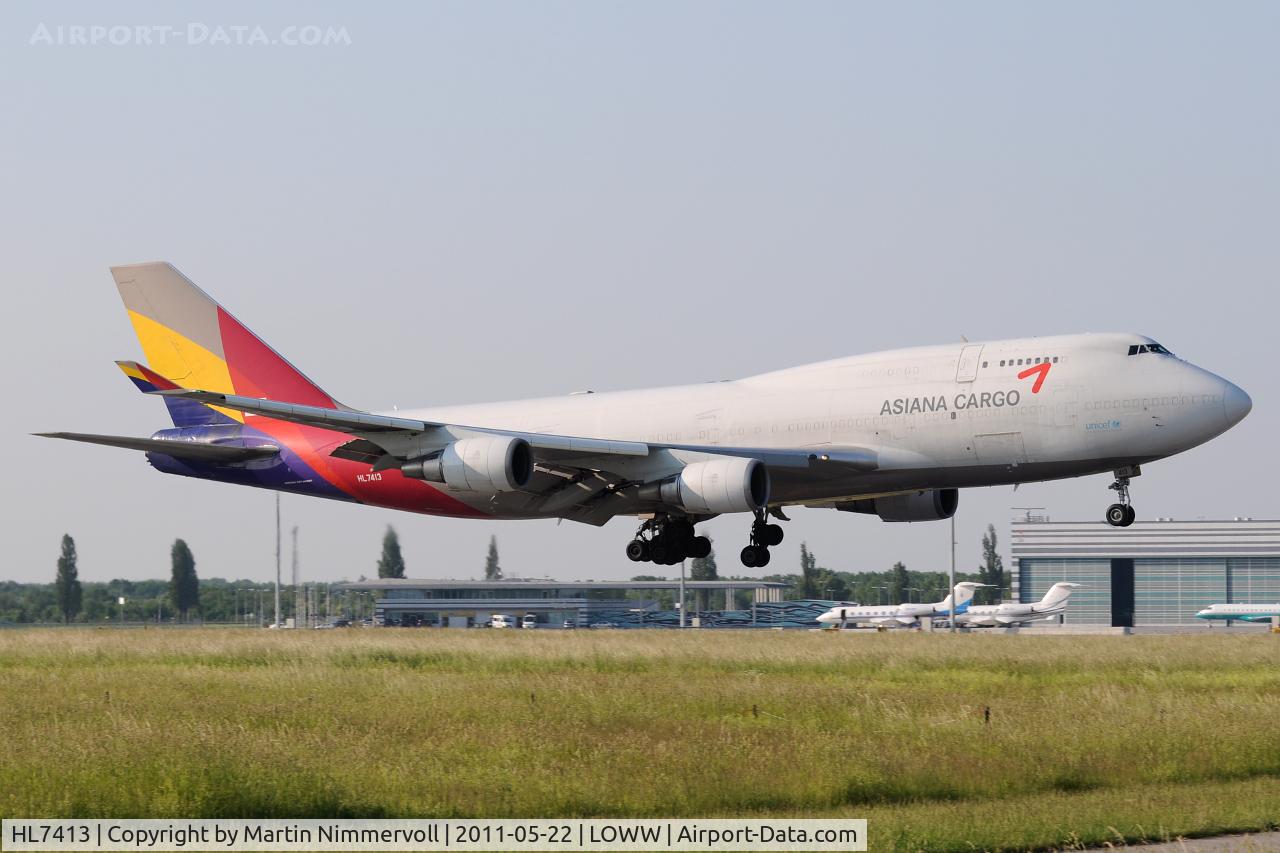 HL7413, 1991 Boeing 747-48ESF C/N 25405, Asiana Cargo