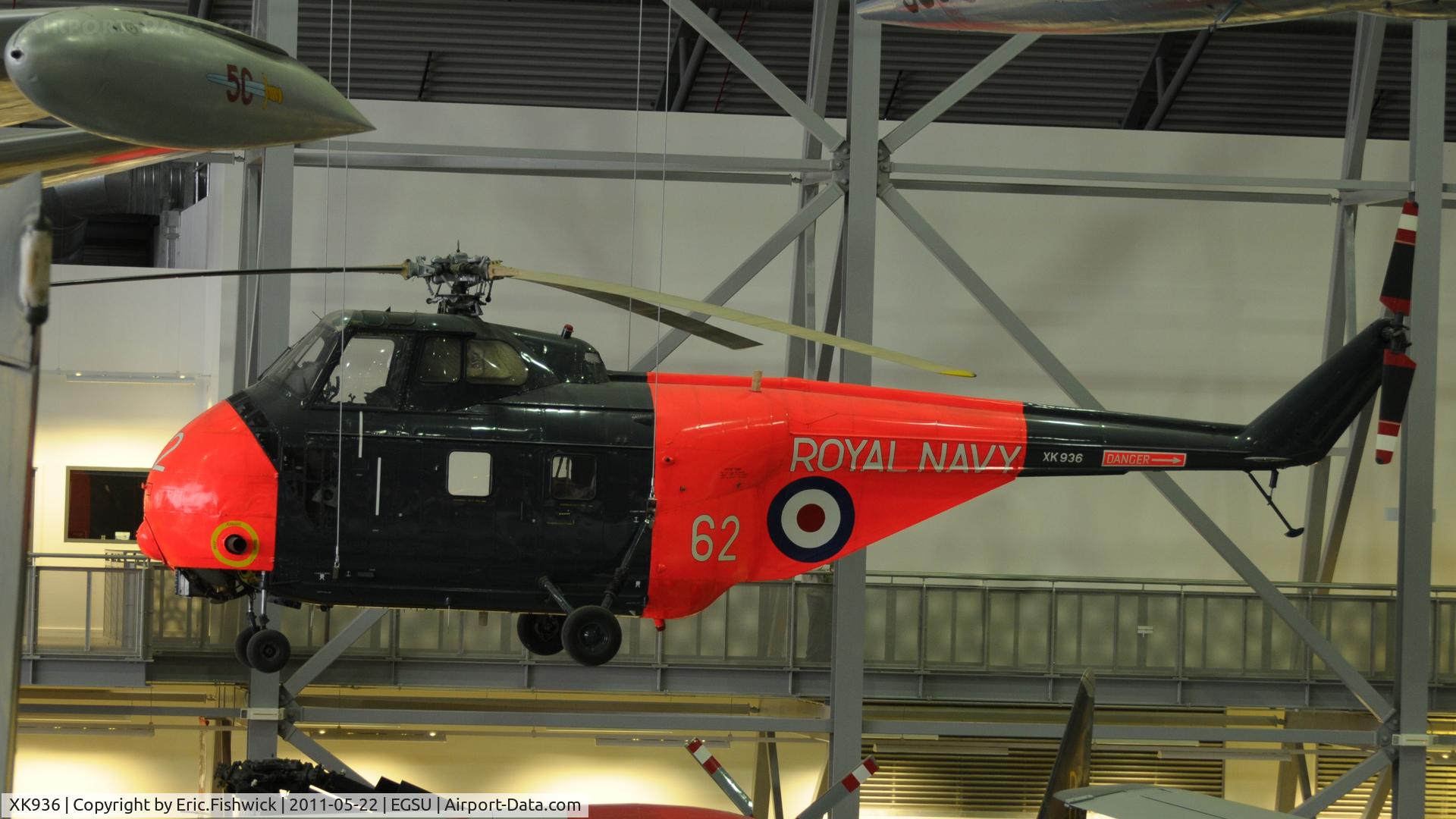 XK936, 1957 Westland Whirlwind HAS.7 C/N WA163, XK936 in Airspace Hanger at The Imperial War Museum, Duxford.