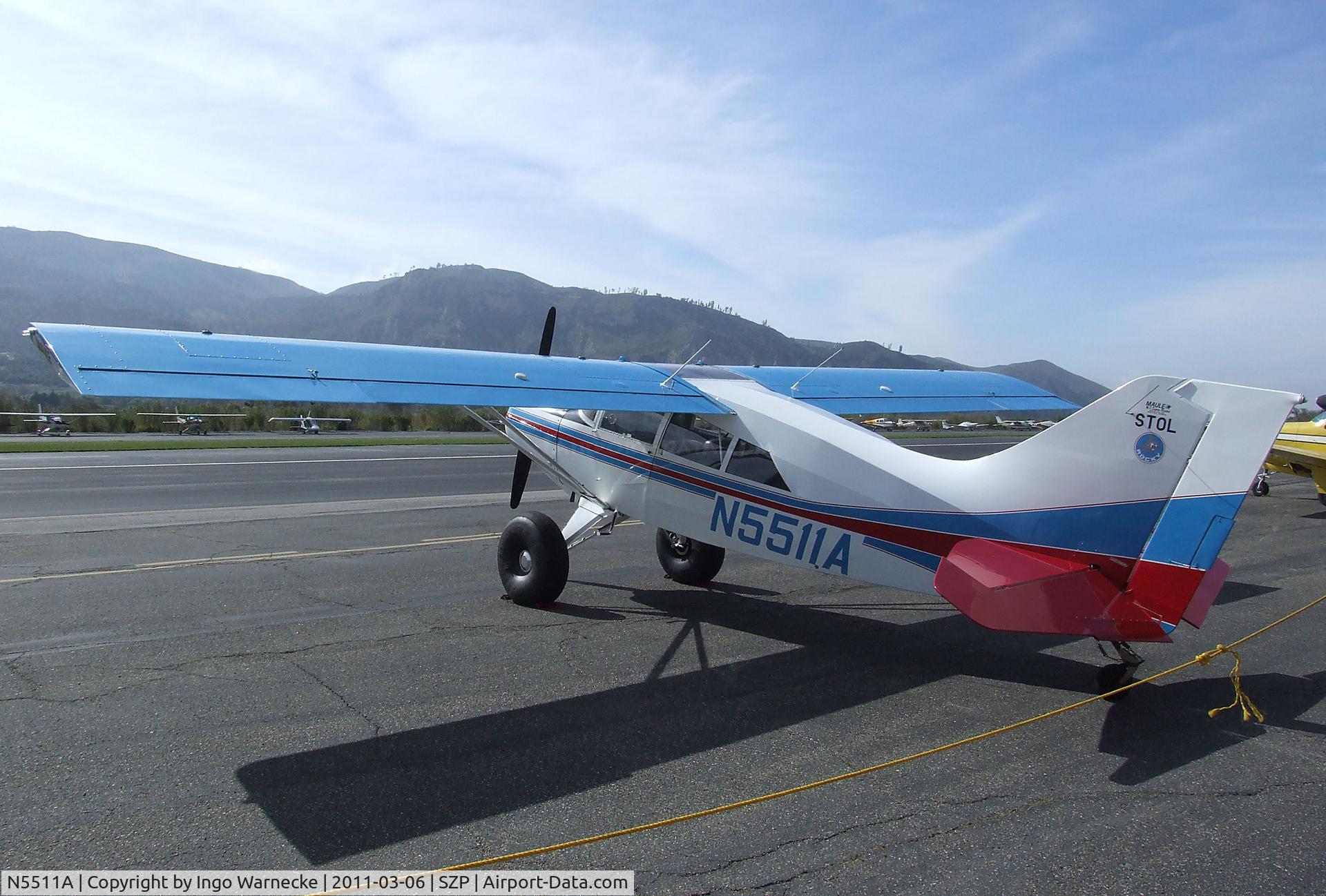 N5511A, 2002 Maule M-7-235B Super Rocket C/N 23076C, Maule M-7-235B at Santa Paula airport during the Aviation Museum of Santa Paula open Sunday