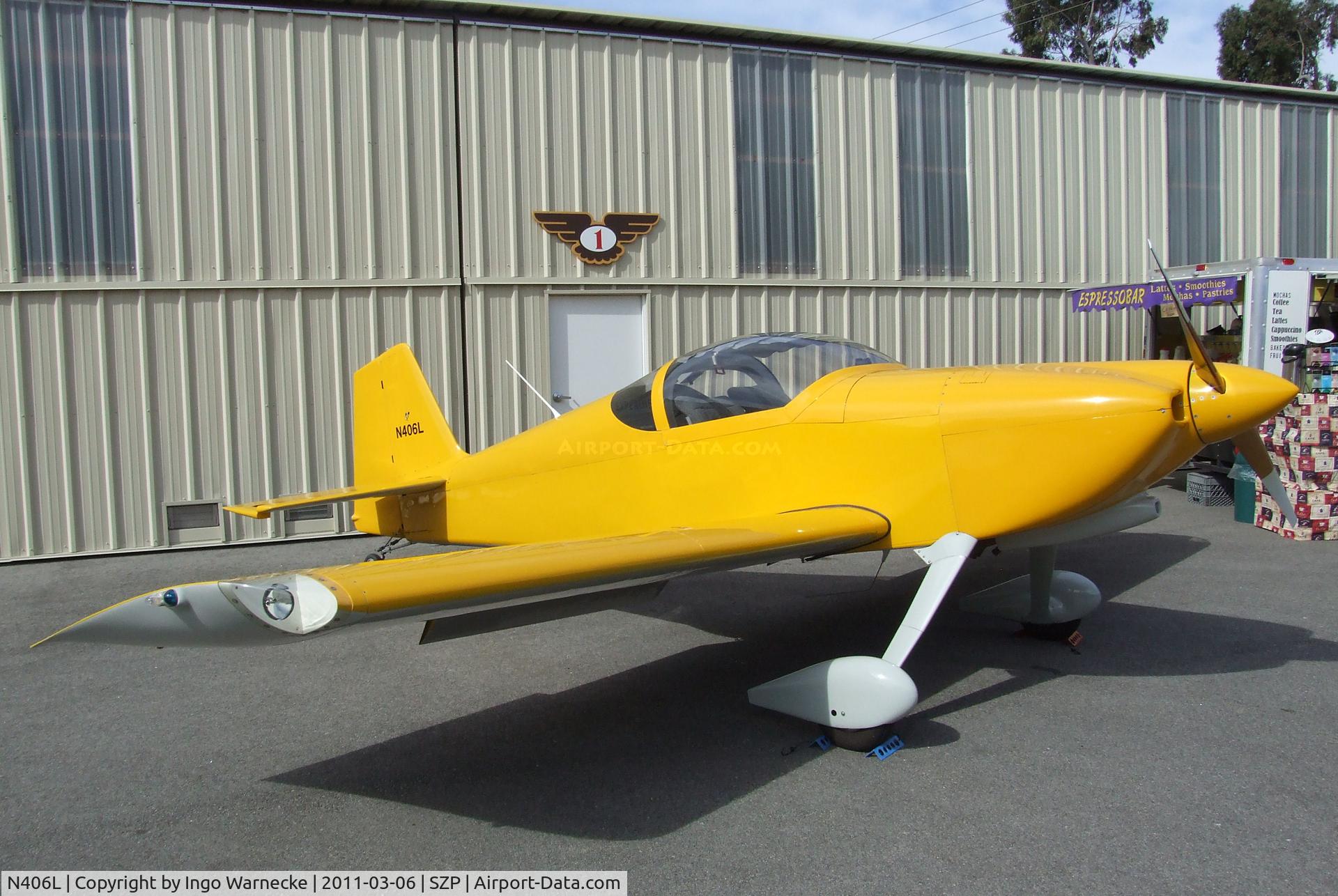 N406L, 2008 Vans RV-6 C/N 936, Harold Provo PROVO 6 at Santa Paula airport during the Aviation Museum of Santa Paula open Sunday