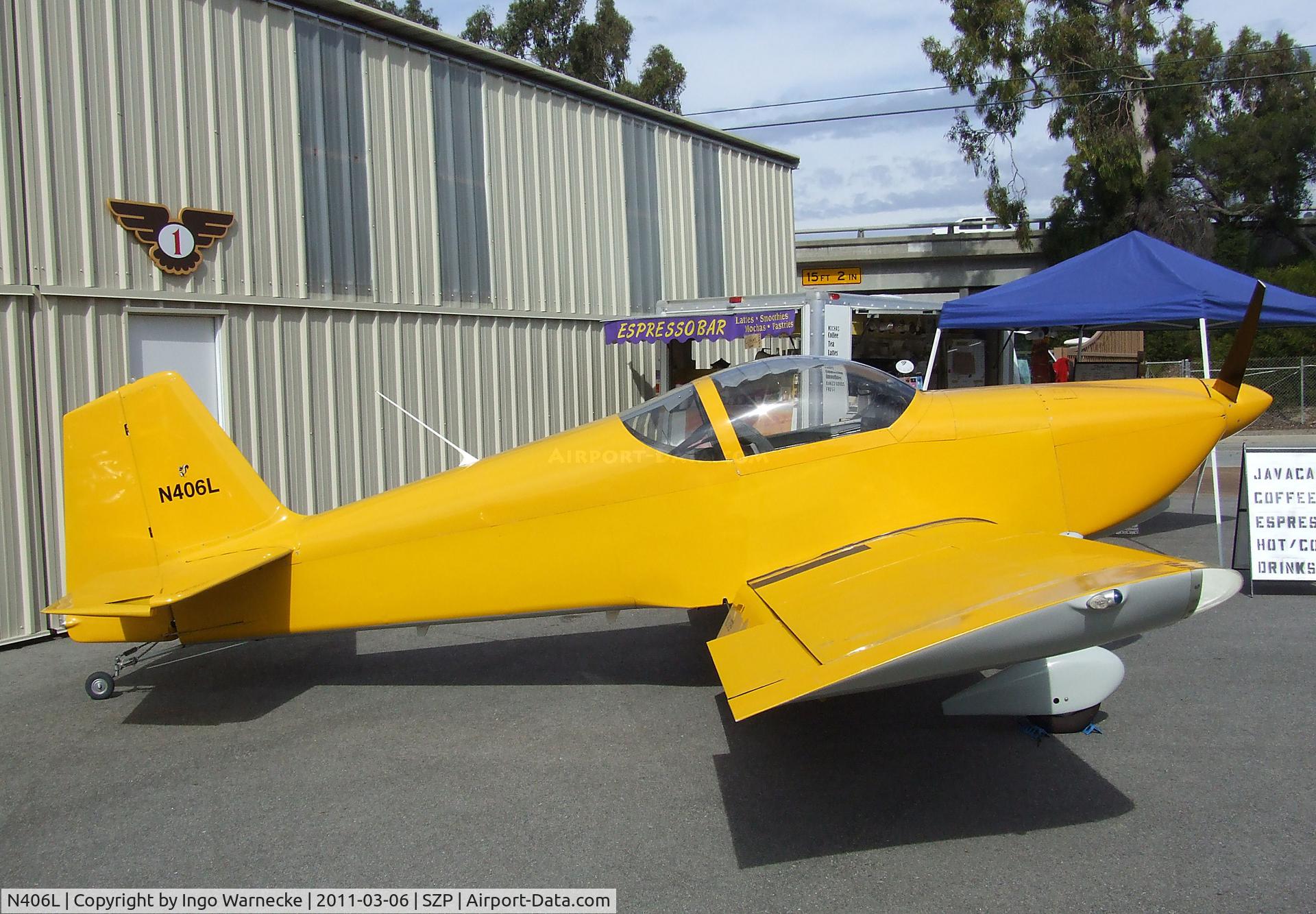 N406L, 2008 Vans RV-6 C/N 936, Harold Provo PROVO 6 at Santa Paula airport during the Aviation Museum of Santa Paula open Sunday