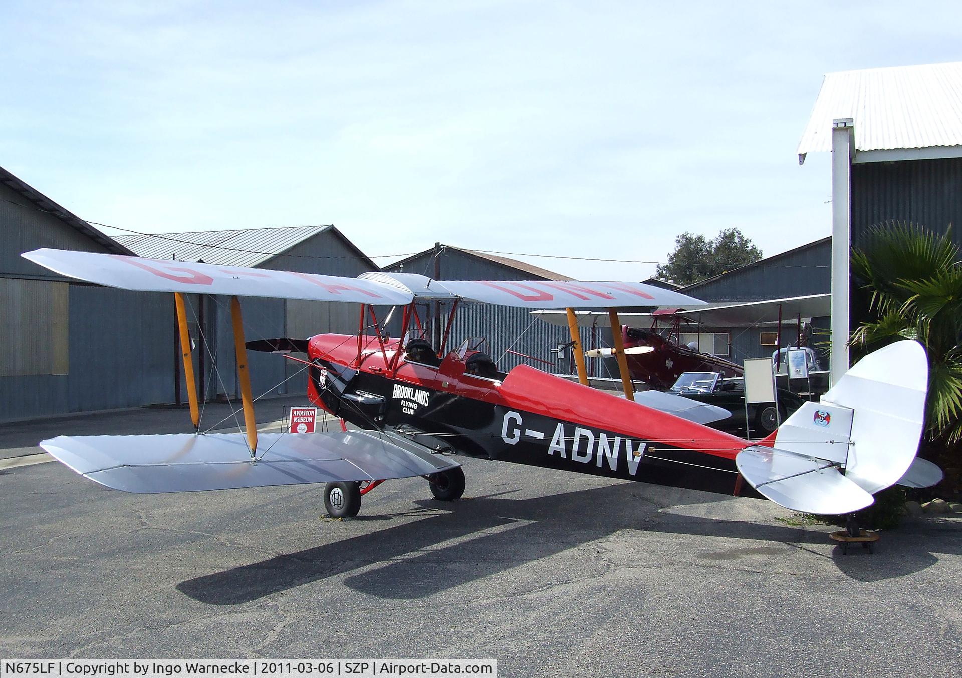 N675LF, 1944 De Havilland DH-82A Tiger Moth II C/N 86572, De Havilland D.H.82A Tiger Moth at Santa Paula airport during the Aviation Museum of Santa Paula open Sunday