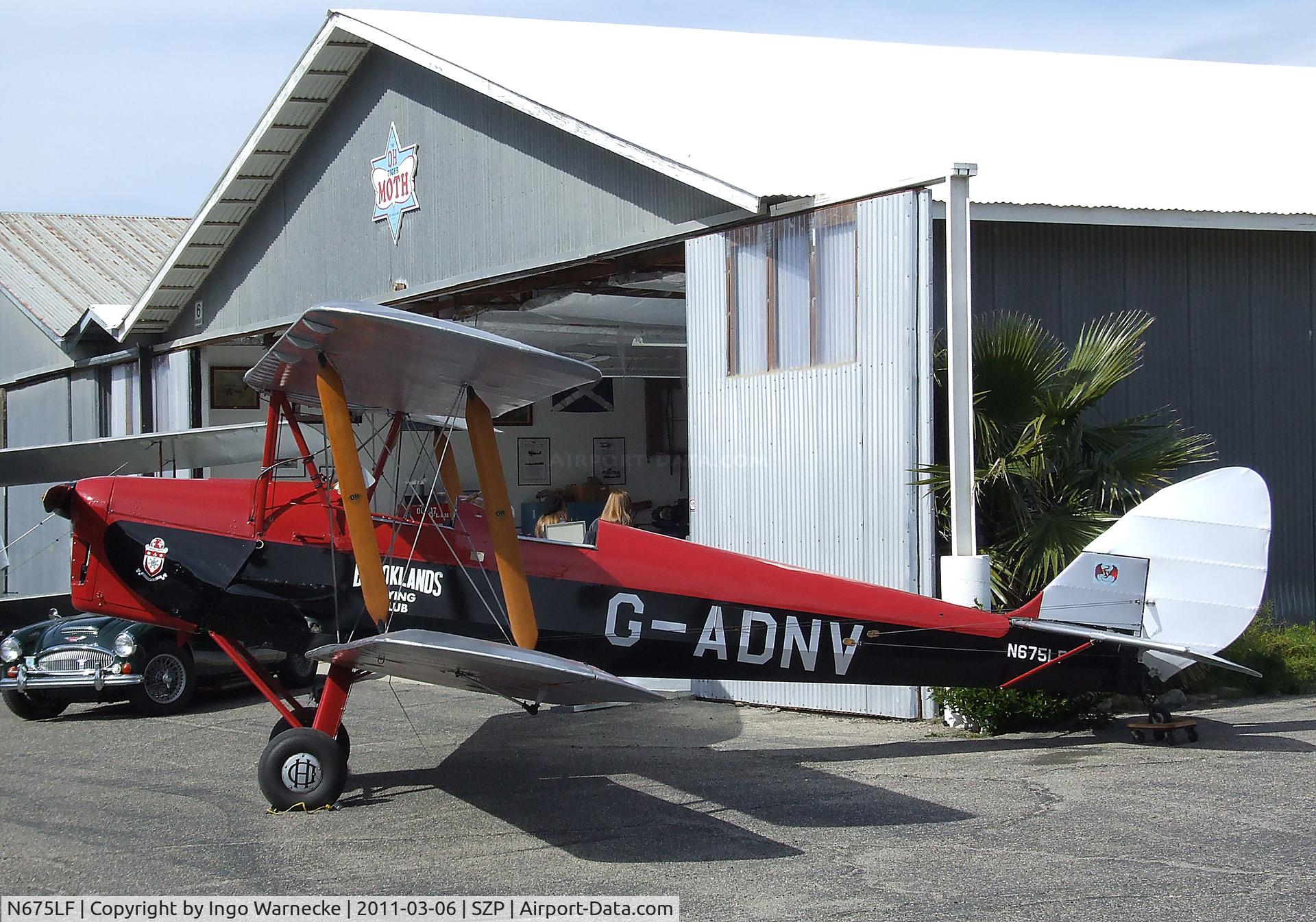 N675LF, 1944 De Havilland DH-82A Tiger Moth II C/N 86572, De Havilland D.H.82A Tiger Moth at Santa Paula airport during the Aviation Museum of Santa Paula open Sunday