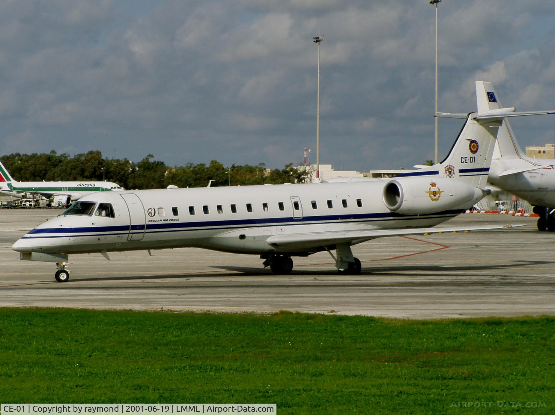 CE-01, 2001 Embraer ERJ-135LR (EMB-135LR) C/N 145449, Emb135 CE-01 Belgian Air Force